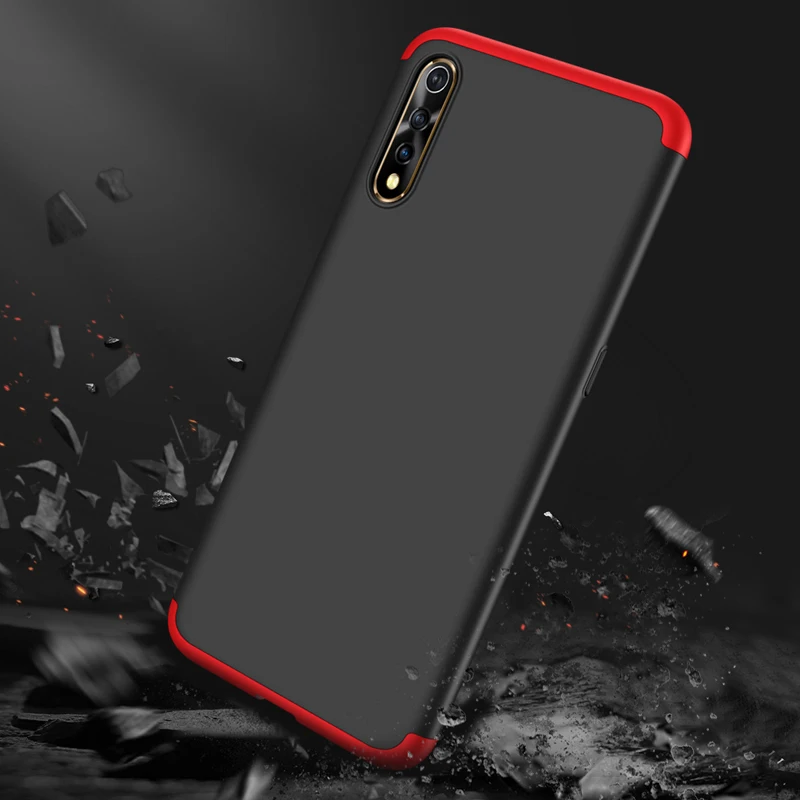 ДЛЯ VIVO V17 Neo S1 IQOO Neo Y7S Z5 чехол для телефона 360 полный защитный чехол для телефона 3 в 1 матовый пластиковый жесткий чехол для задней панели funda