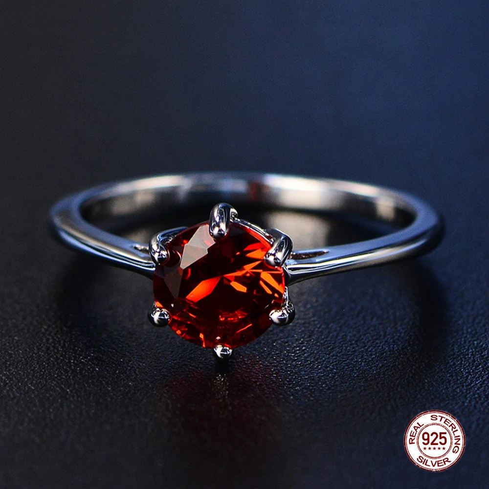 Изысканное модное обручальное Изумрудное кольцо из серебра 925 пробы Ювелирное кольцо с драгоценным камнем аметист серебряное кольцо с синим сапфиром для женщин - Цвет камня: Gemstones-JR58-2
