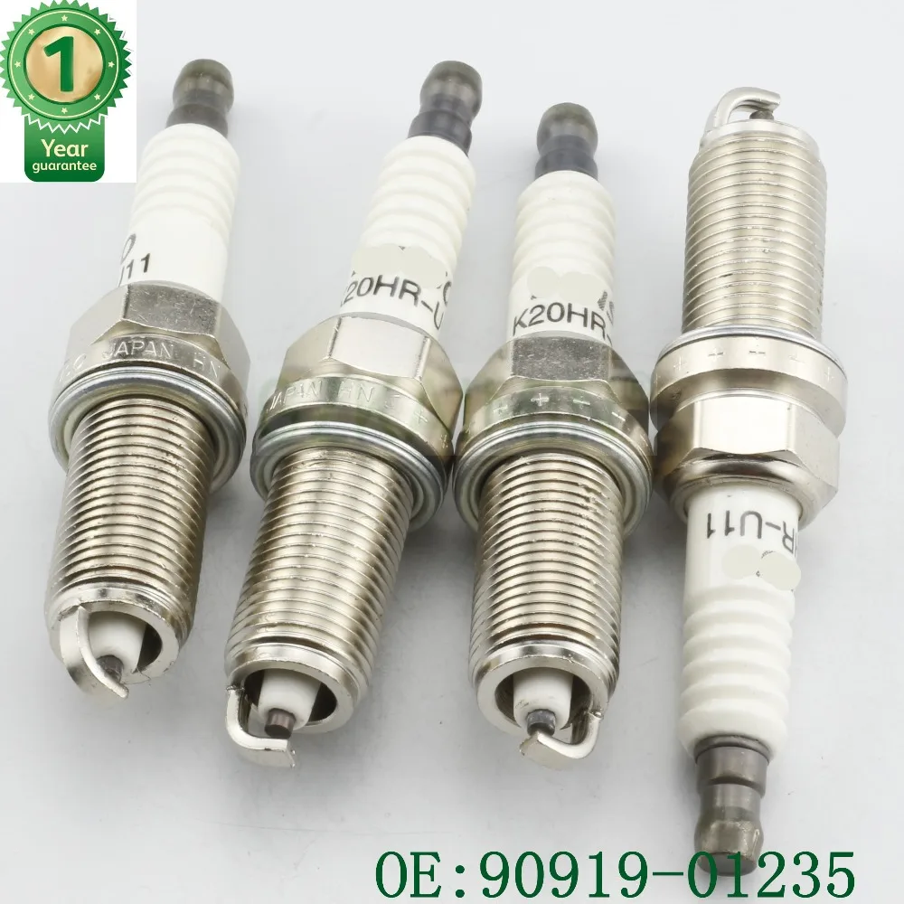 4X автомобильные аксессуары Spark Вилки OEM 90919-01235 K20HR-U11 для Toyota 4runner FJ Cruiser "lundra" Tacoma