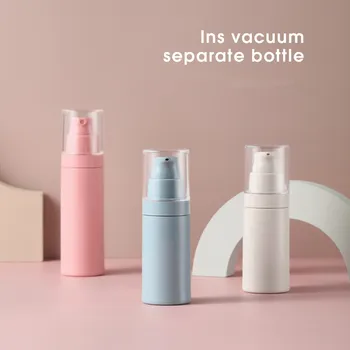 

Nordic Style Vacuum Bottle 30 / 50ml Spray Bottle Press Lotion Essence Empty Bottle Travel Portable Refillable Bottle