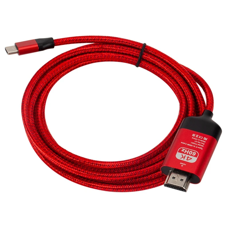 USB C к HDMI 4K кабель адаптер Тип C HDMI Thunderbolt 3 для huawei mate 20 MacBook Pro Pro Galaxy S9 HDMI USB-C