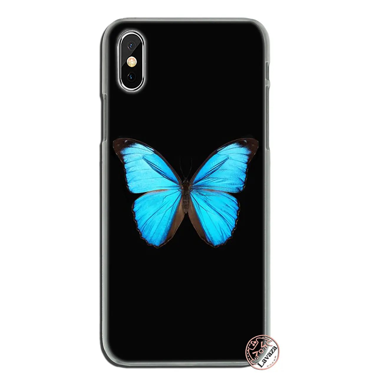 4 Lavaza красивый жесткий чехол для телефона с бабочкой и цветами для iPhone XR X 11 Pro XS Max 8 7 6S 5 5S SE 4S 4 10 - Цвет: 4
