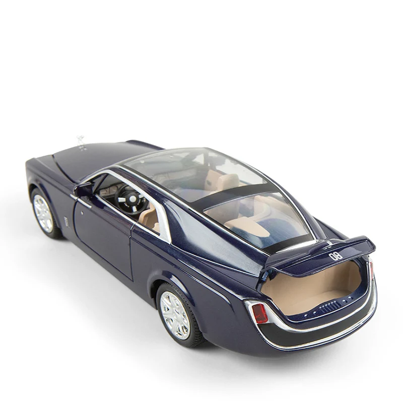 1/24 весы Rolls-Royce Vision моделирование сплава литья под давлением модель звук и свет игрушка с инерционным механизмом автомобиль детские игрушки подарок на день рождения