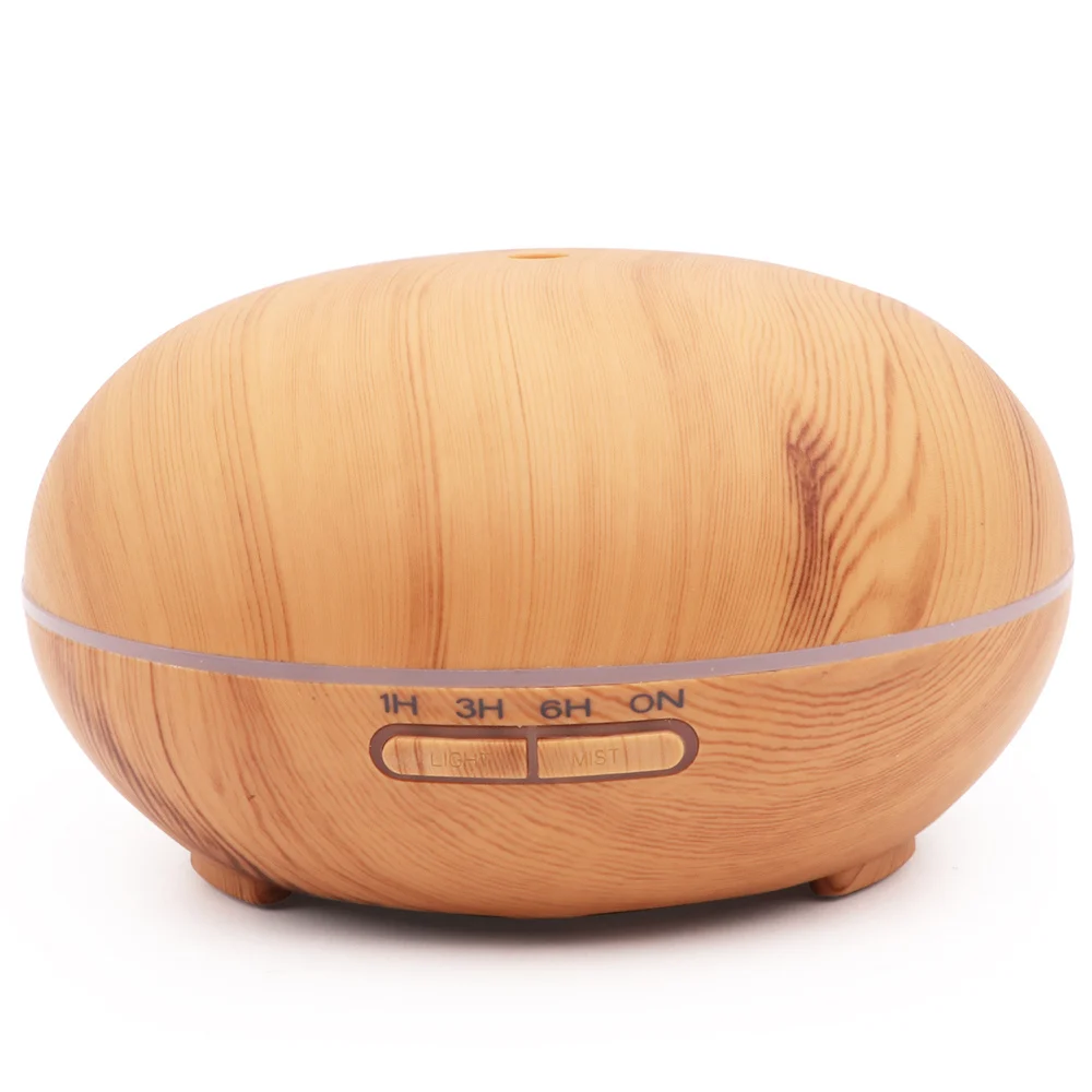 

Air Diffuser Aroma Essential Oil Diffuser Ultrasonic Air Humidifier Changing LED Lights Aromatherapy Machine With Wood Grain