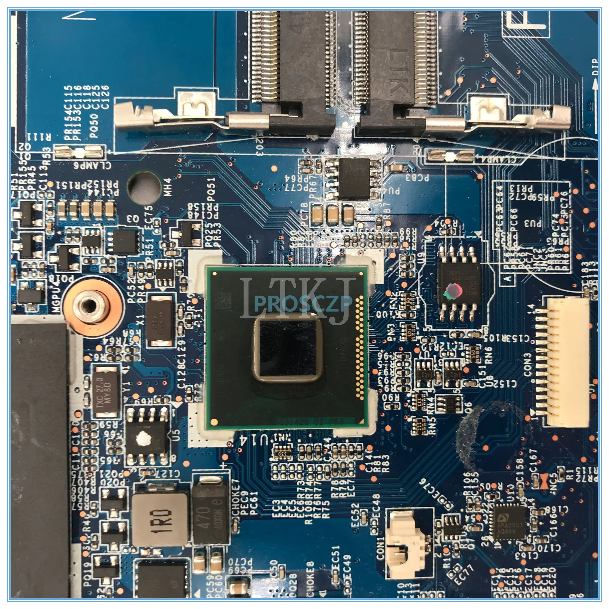 Высокое качество для MS-16H51 Материнская плата ноутбука с SR2BP I7-5700HQ ЦП работает хорошо