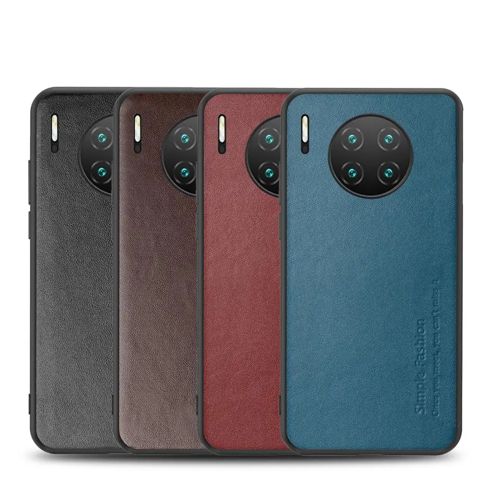 Флип-чехол для huawei mate 30, Роскошный ультра тонкий деловой чехол из натуральной кожи, жесткий чехол на заднюю панель, чехол для huawei mate 30 Pro