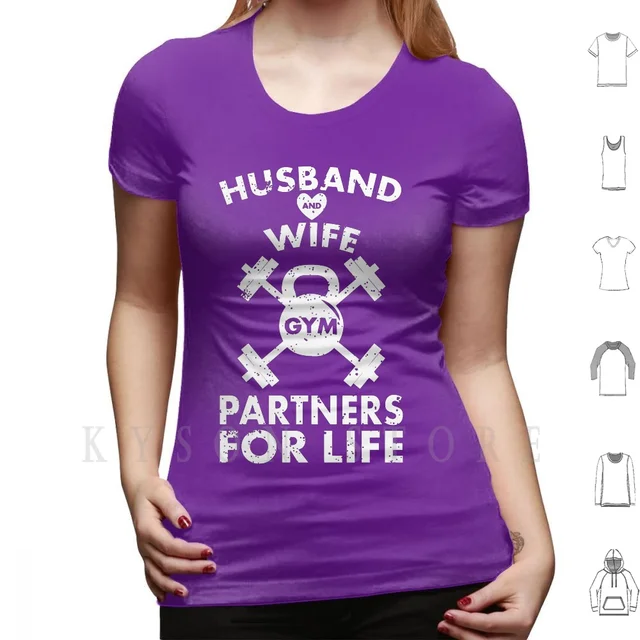 Funny Matching Couple Gym Workout 