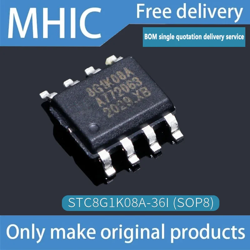 

[HOT] 10PCS/LOT Single-chip Microcomputer STC8G1K08A-36I-DFN8/SOP8 SMD Micro-control Processor MCU Chip STC