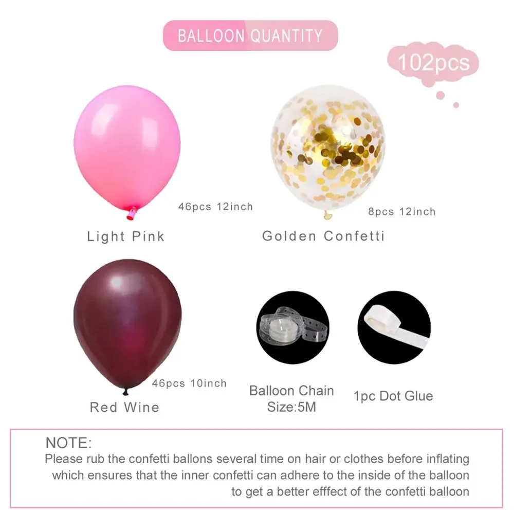 102pcs Balloon Воздушный шар гирлянда арочный комплект в белом и золотом с тропическими пальмовыми листьями зелени для детского душа украшения мальчик или девочка, свадьба - Цвет: 102pcs Balloon
