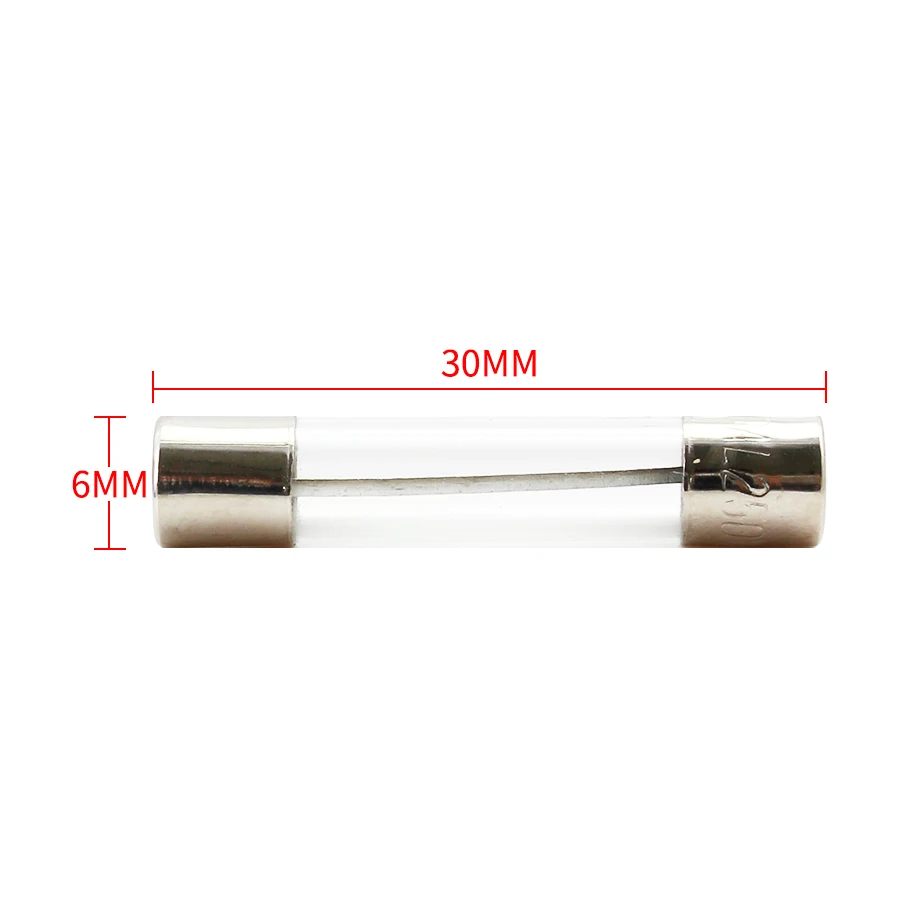 72 шт 6x30mm Fast-blow Стеклянные Предохранители керамический предохранитель автомобиля Стекло трубка предохранители Ассорти Комплект Amp и 10 шт