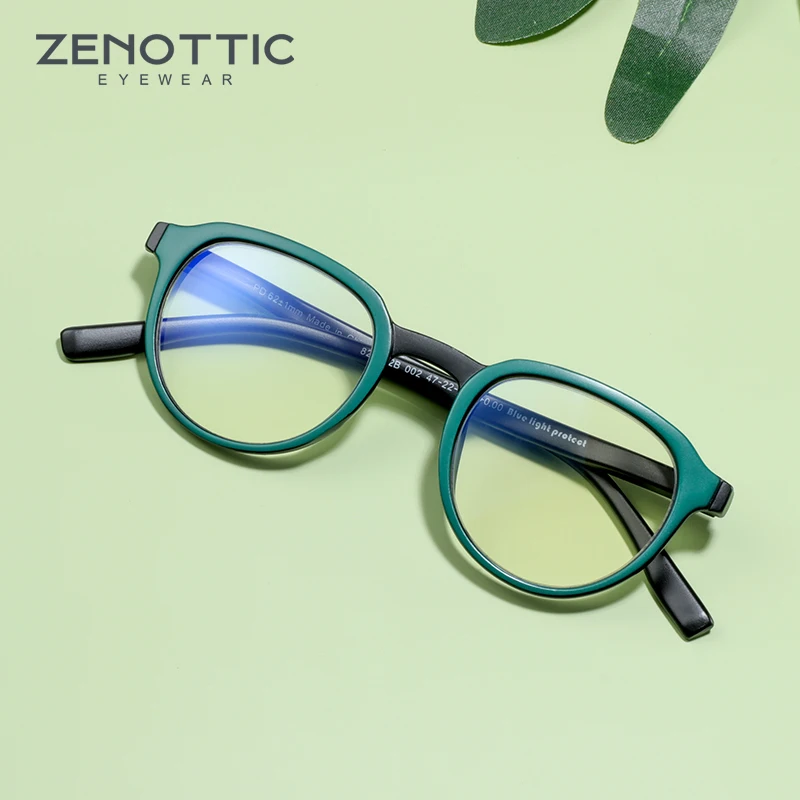Очки для чтения ZENOTTIC мужчин и женщин брендовые круглые пластиковые оптические