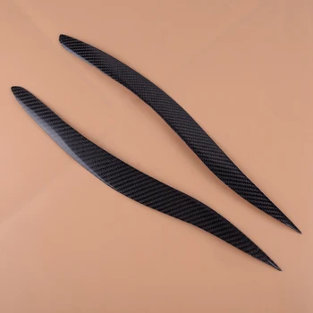 

DWCX 2pcs Carbon Fiber Front Eyelid Eyebrow Headlight Cover Trim Fit For Lexus IS250 IS300 2006 2007 2008 2009 2010 2011 2012