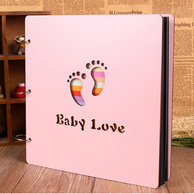 Black Sheets DIY Handmade Baby Album Creative Couple Polaroid Photograph  Pasting Family Album Frame Photo Albums for Newborn - AliExpress