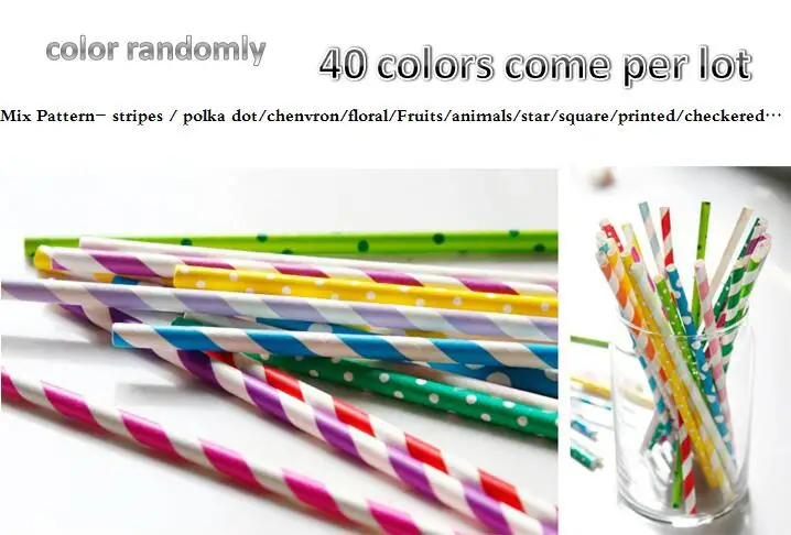 color randomly Лучшая цена за 40 упаковок/1000 шт тематическая бумага из соломы, вы можете выбрать цвета из более 400 цветов - Цвет: color randomly