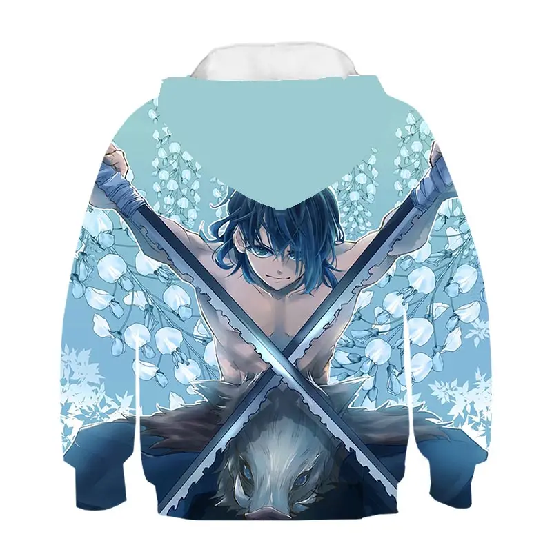 Demon Slayer Kimetsu No Yaiba Hoodies 3d Baby Boy Clothes Anime Harajuku Graphics Tops Hooded Sweatshirts Child Kids Pullover Hoodies Sweatshirts Aliexpress