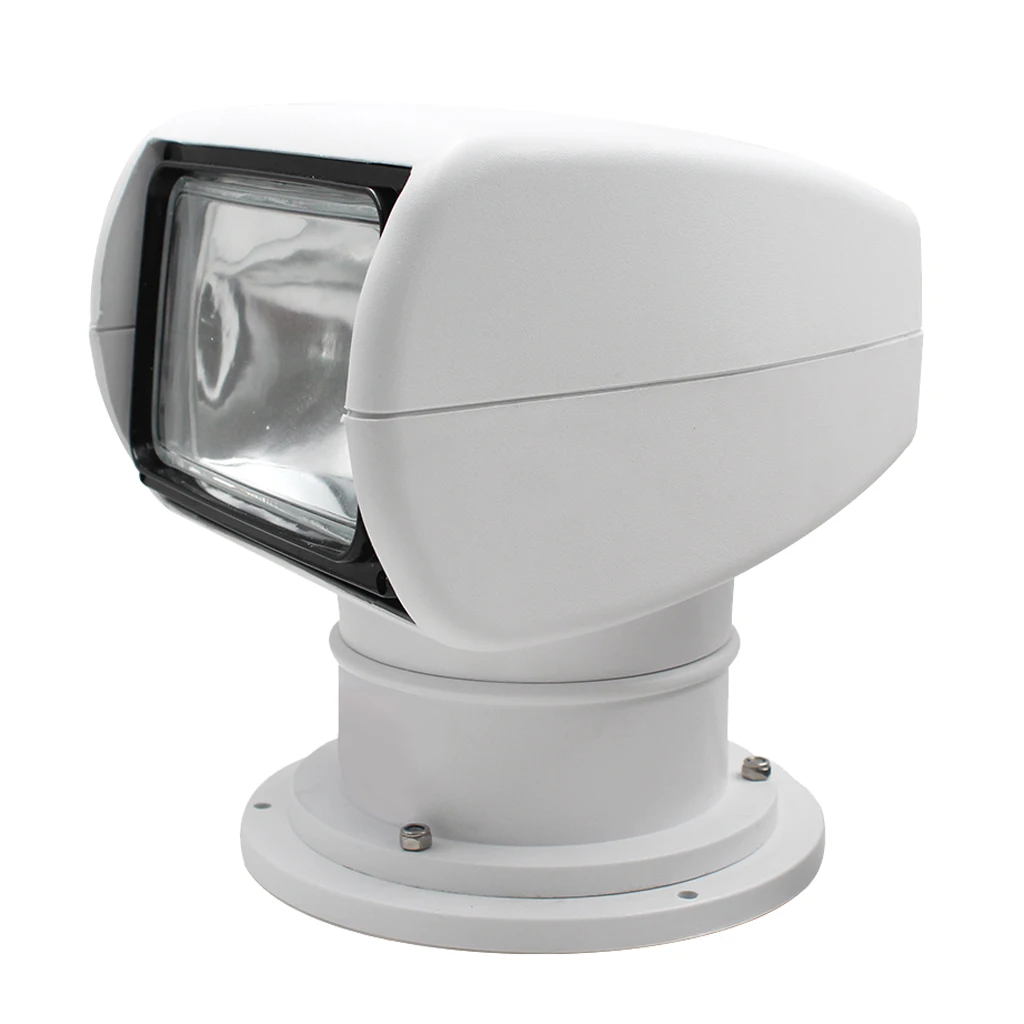 Boat Remote Control Spotlight, 24V 100W Bulb - Marine Searchlight, Truck Car Kits