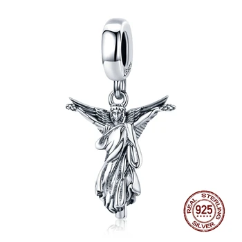 

MOWIMO 925 Sterling Silver Holy Virgin Beads Religion Charms Fit Pandora Original Bracelet DIY Pendant Necklace Jewelry BKC1404