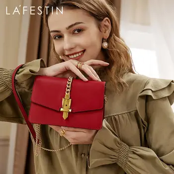 

LA FESTIN 2020 Early Spring New Women Bag Fashion exquisite shoulder small square bag charm crossbody bag
