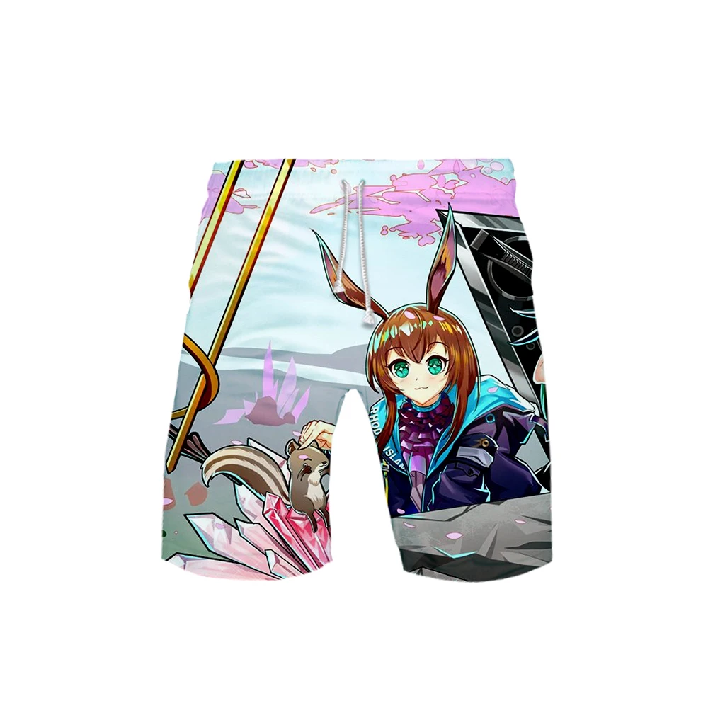 Arknights Strategy of mobile game мужские шорты летние новые быстросохнущие пляжные шорты мужские хип-хоп пляжные шорты, плавки