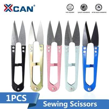 

XCAN 1pc U Shape Sewing Nippers Scissors Snips Beading Thread Snippers Hand Tools Trimming Scissors