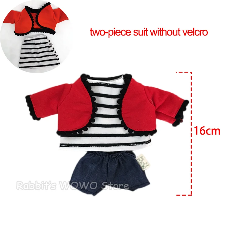 30cm Doll Clothes for Rabbit/Cat/Bear Plush Toys Bunny Suit Sweater Clothes Accessories for 1/6 BJD Dolls Gifts for Children 15