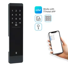 

Wireless Bluetooth Smart Home TTlock App Remotely Control Apartment Security Automatic Digital Smart Lock With RFID Card Reader