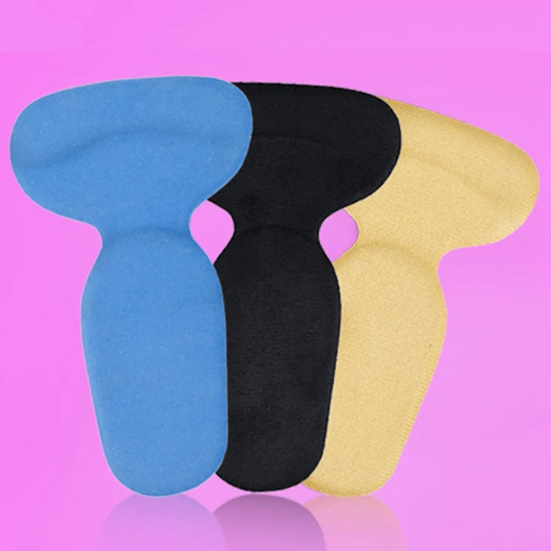 1Pair T-Shape High Heel Grips Liner Arch Support Orthotic Shoes Insert Insoles Foot Heel Protector Cushion Pads for Women