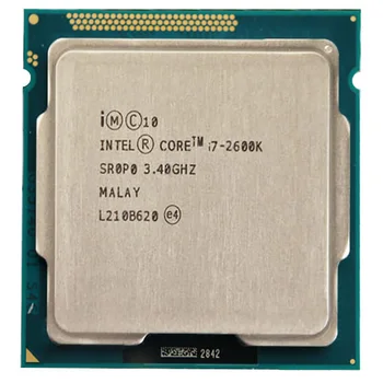 Intel Core i7-2600K i7 2600k четырехъядерный процессор 3,4 ГГц/95 Вт/LGA1155 настольный процессор