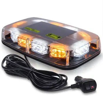

30 LED Car Strobe Lights Amber Tow Truck Emergency Warning Strobe Flash Lights Bar With Strong Magnet