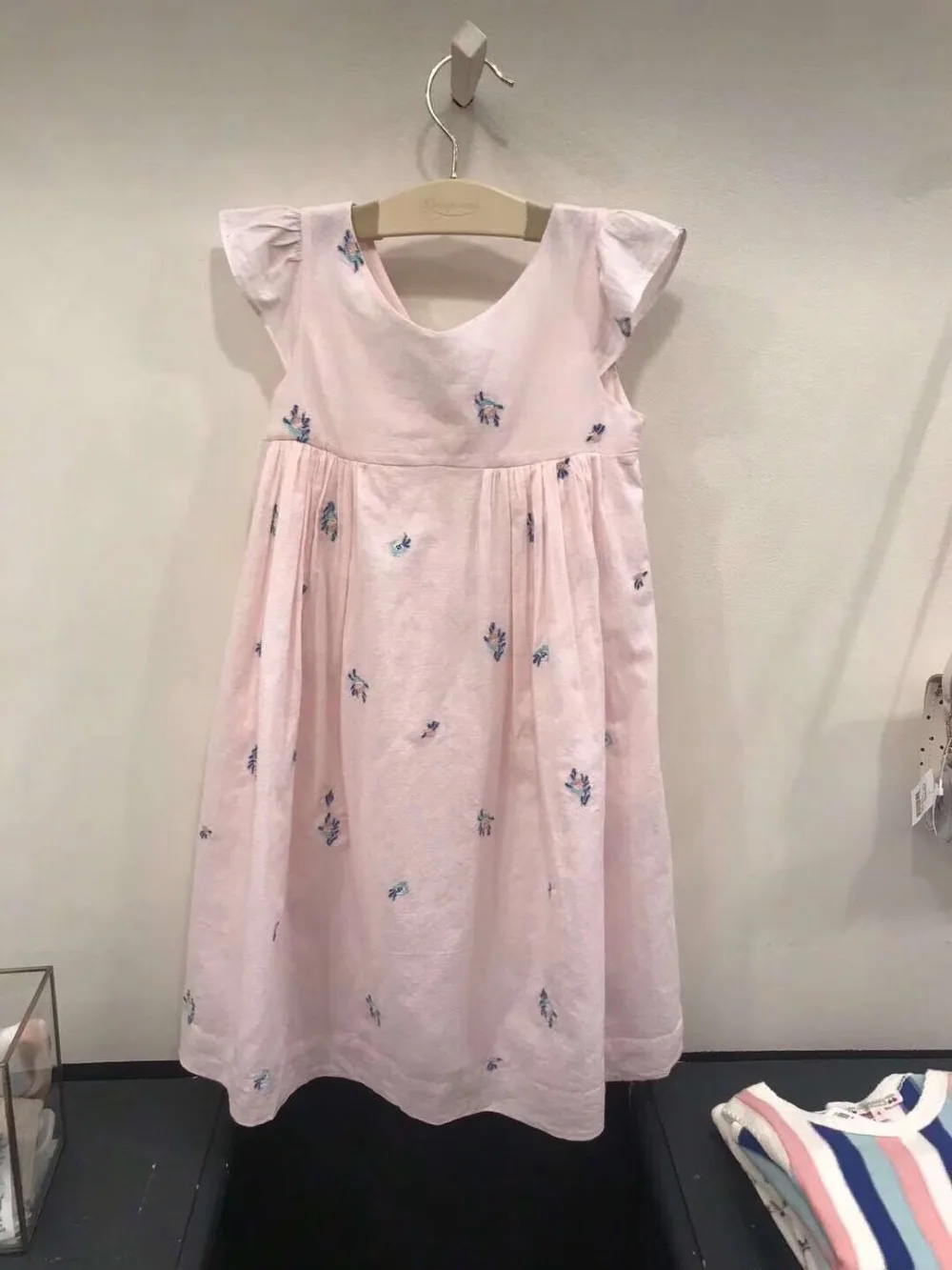 

2019 New Summer Pink Floral Dress Baby Girls Pink Blouse Top+White Pants Kids Clothing Set for Girls