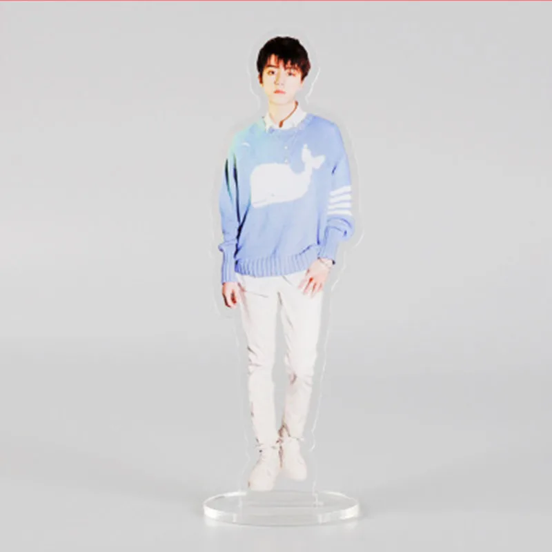 TFBOYS прозрачный милый стенд Рисунок Модель украшение стола Джексон Рой Carry - Цвет: Carry