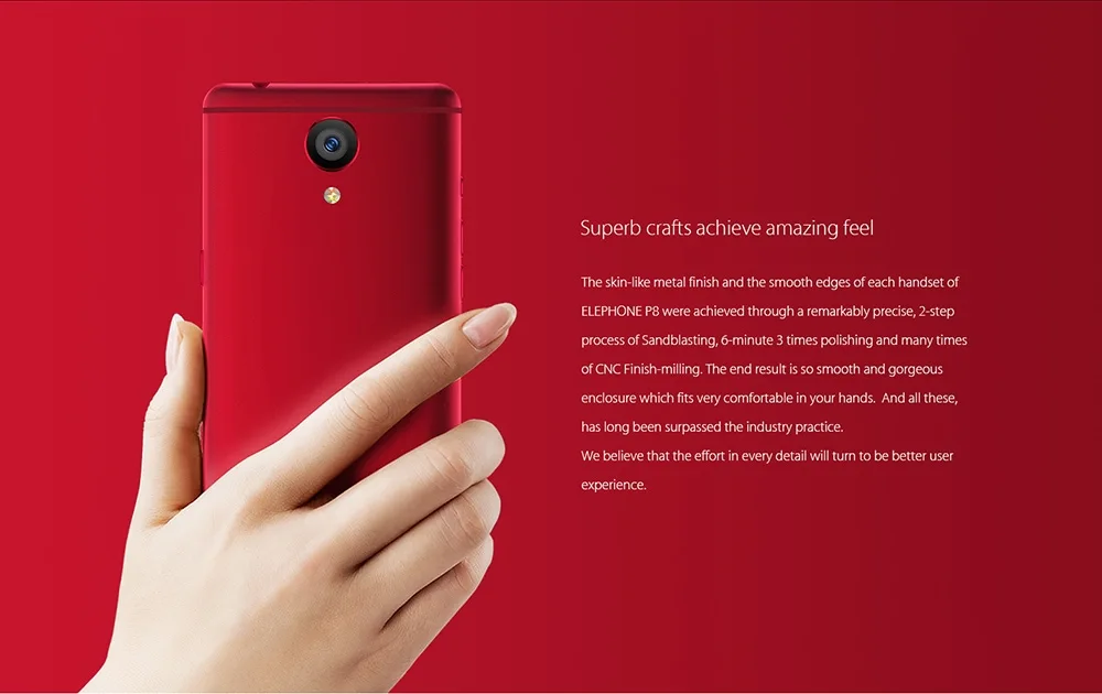 ELEPHONE P8 смартфон 6 ГБ ОЗУ 64 Гб ПЗУ 5," 4G LTE телефон Helio P25 Восьмиядерный Android 7,0 МП отпечаток пальца ID мобильный телефон