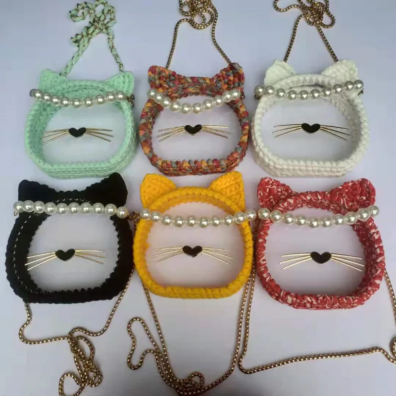 mixed 2 комплекта кошка котенок форма материал сумка для DIY сумка с узорами сумки аксессуары Шитье - Цвет: mixed
