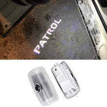 2 шт. для Nissan Patrol Y62 2010 2011 2012 2013 интерьер светодиодный автомобиль Добро пожаловать светильник светодиодный свет двери светильник