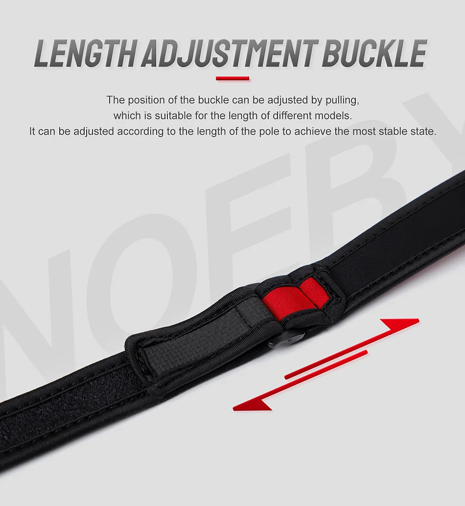 Zxpjkyu Sangle de transport pour canne à pêche pour l'extérieur