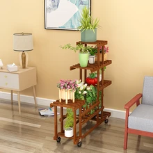 Многоэтажных из цельного дерева, Гостиная бытовой горшок для растений, рама украсить ботаника рамка