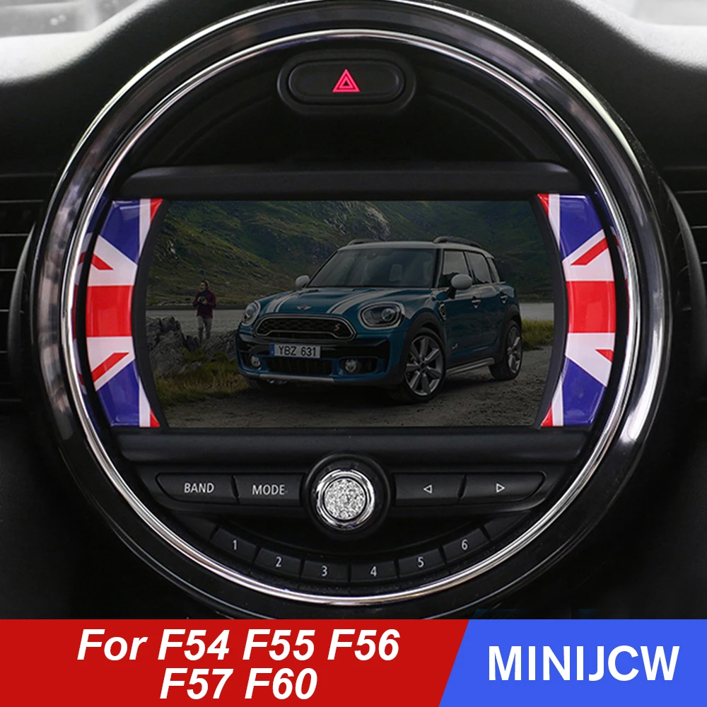 

Car Navigation Screen Sticker Decals Decoration For Mini Cooper S JCW One F54 Clubman F55 F56 F57 F60 Countryman Car Accessories