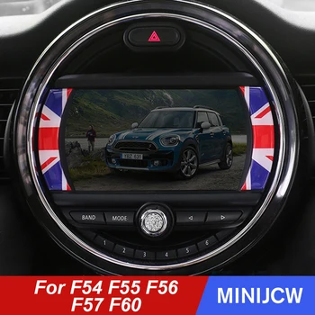 

Car Navigation Screen Sticker Decals Decoration For Mini Cooper S JCW One F54 Clubman F55 F56 F57 F60 Countryman Car Accessories