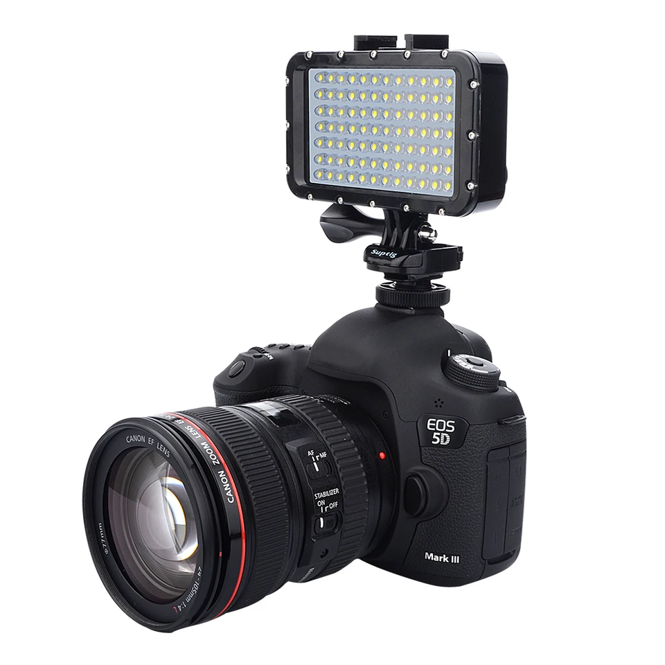 Gopro 用 水中ライト 50m防水　保証付き 超高輝度 50 メートル防水水中 LED ハイパワーフラッシュライト
