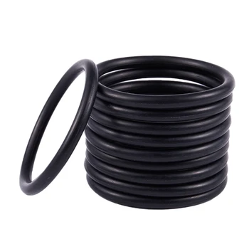 

10 pieces black Nitrile rubber O-rings NBR Seal gaskets 48 mm x 58 mm x 5 mm