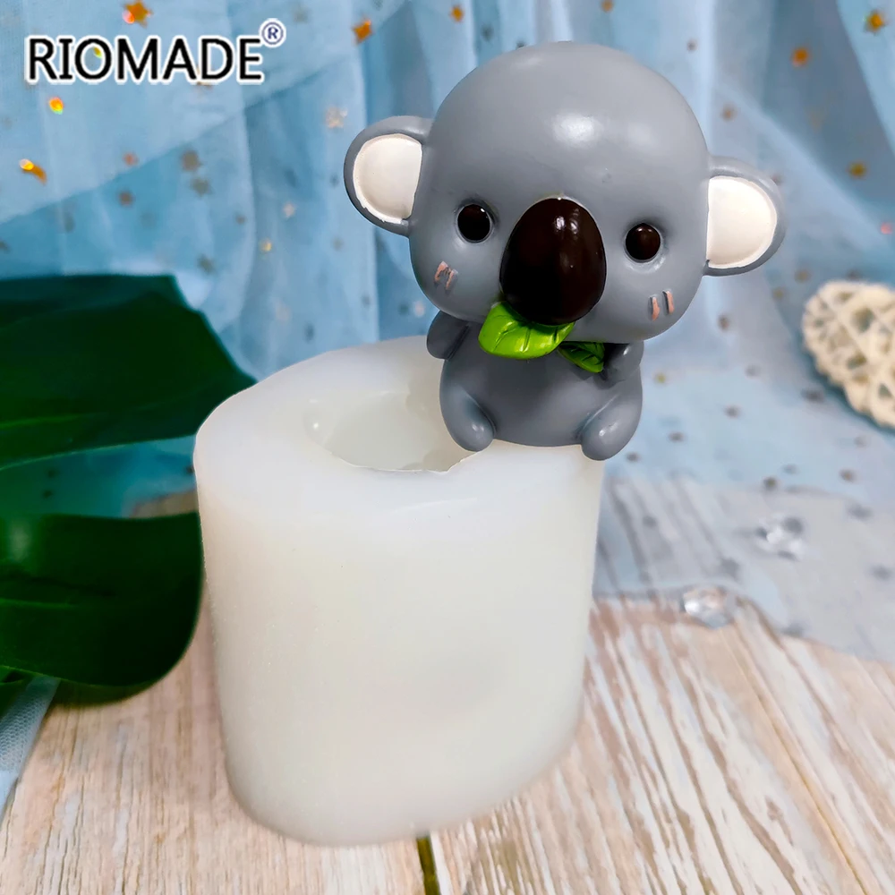 Nette Koala Silikon Form Fondant Kuchen Dekorieren Werkzeuge Schokolade Zucker Mousse Backform Für Kerze Harz Gips, Der Formen – Detail 7