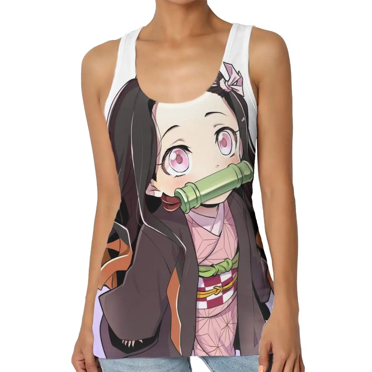 Demon Slayer 9 Kamado Nezuko Anime Premium Tank Top |