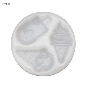 

Slilcone UV Resin Mold Ice Cream Popsicle Keychain Pendant Mold Jewelry Tools