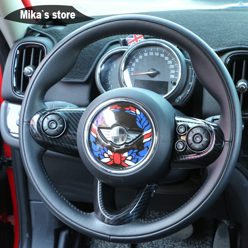 Горячая Распродажа для Mini Cooper F54 F55 F56 F57 F60 Countryman Clubman декоративная наклейка s панель рулевого колеса 3D эпоксидная наклейка для стайлинга автомобилей
