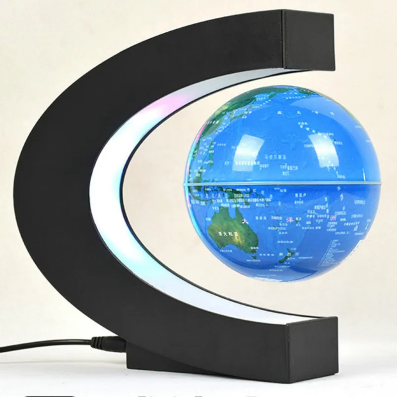 

2020 New Floating Globe Anti Gravity Magnetic Floating Globe World Map LED Light Magnetic Ball Light Levitation Home Decoration