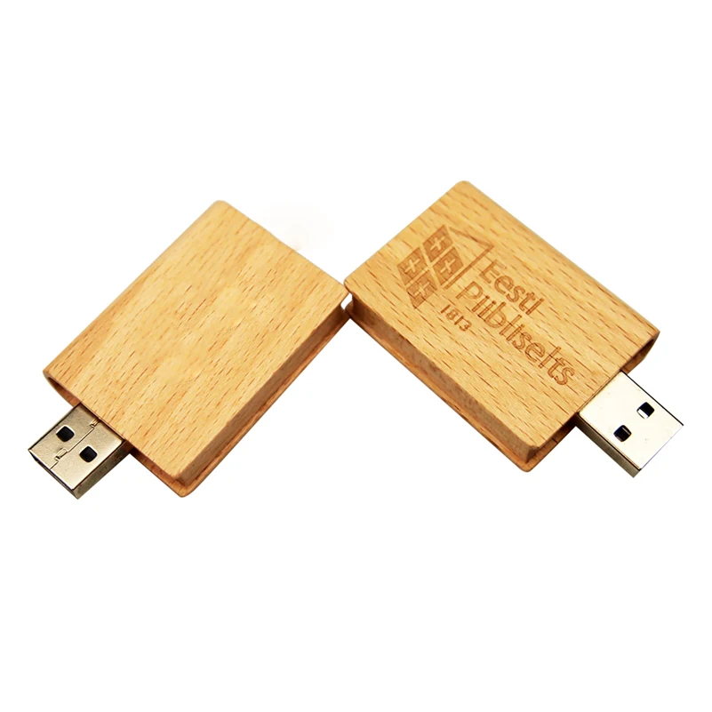 Деревянный usb-накопитель, флеш-диск в форме книги 2,0, 64 ГБ, 32 ГБ, 8 ГБ, 128 Мб, карта памяти, реальная емкость, фотография(более 10 шт., бесплатный логотип