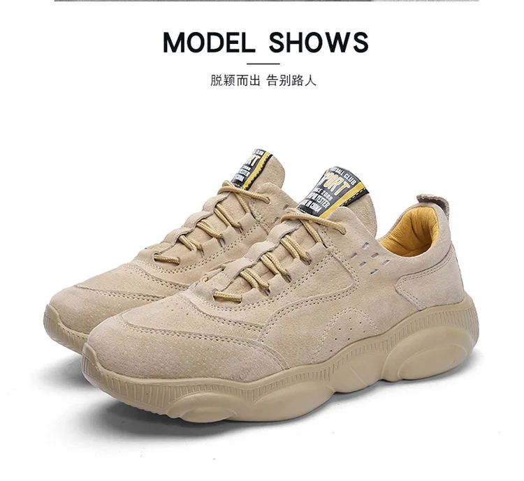 COUPLE'S Dad/Мужская обувь; Новинка года; Стильная мужская обувь в Корейском стиле; трендовая Спортивная модная обувь из натуральной кожи с медведем; мужская обувь