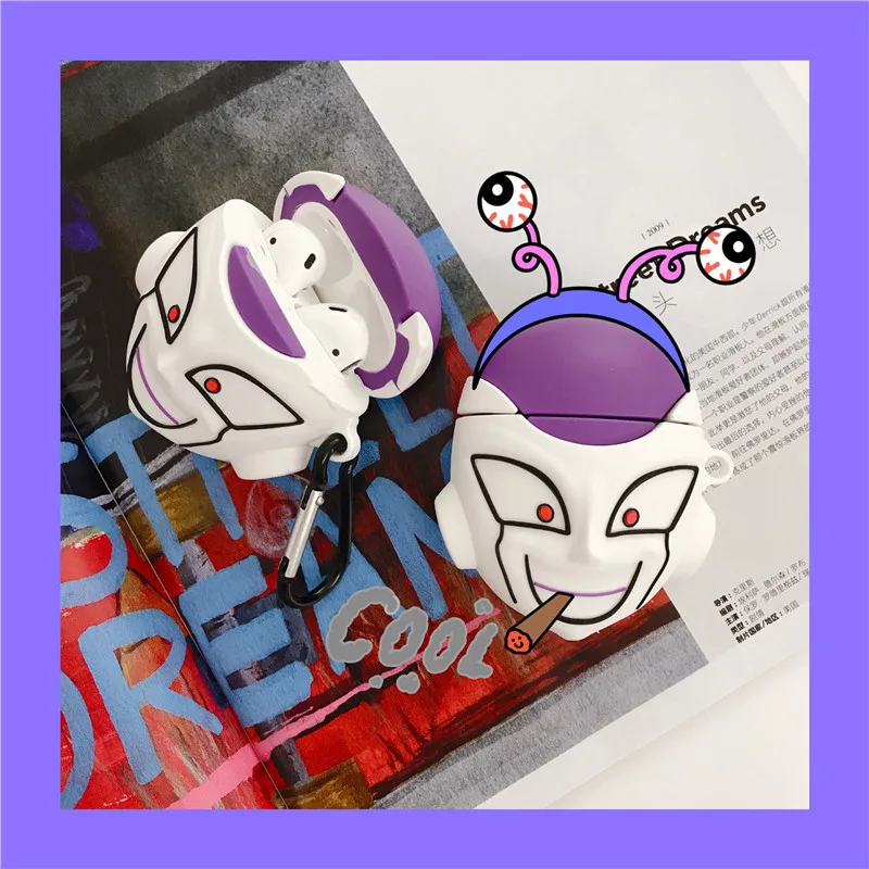 

3D Cartoon Dragon Ball Felissa Silicone Earphone Case For Apple AirPods 1/2 Wireless Bluetooth Headset Earpods Cases Keychain