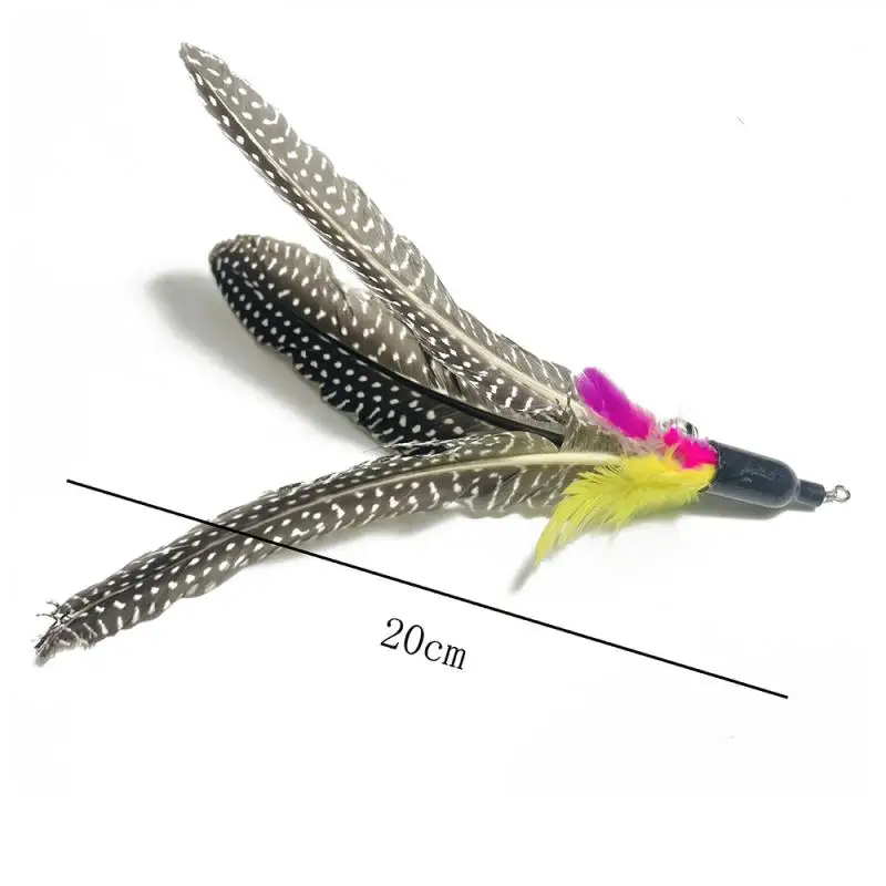 Fun Cat Toy Plush Cat Toy Replace Kitty Pet Dog Trailer Amused Feather Interaction Dog Cat Accessories