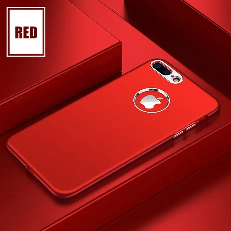 Роскошный Матовый чехол для iPhone 6 6s 7 8 Plus X Xs противоударный резиновый силиконовый